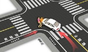 警方演示事故現場
