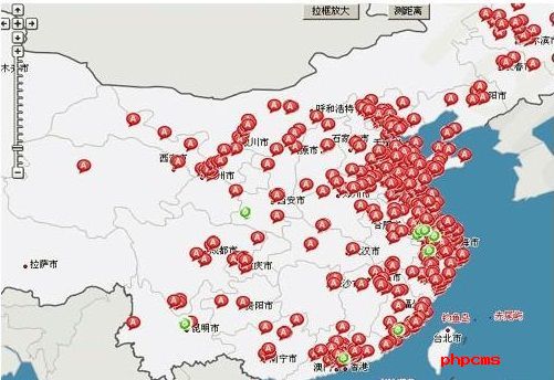 中國水污染地圖