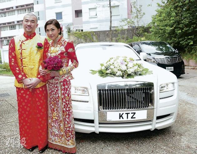 陳漢驄與蔡加怡甜蜜大婚