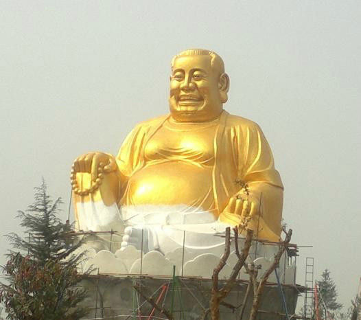 洛陽大背頭彌勒金佛