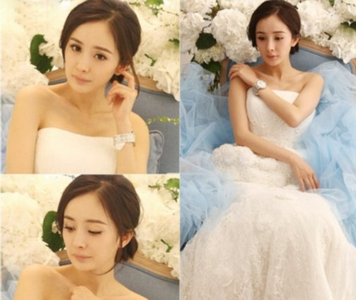 楊冪結(jié)婚照