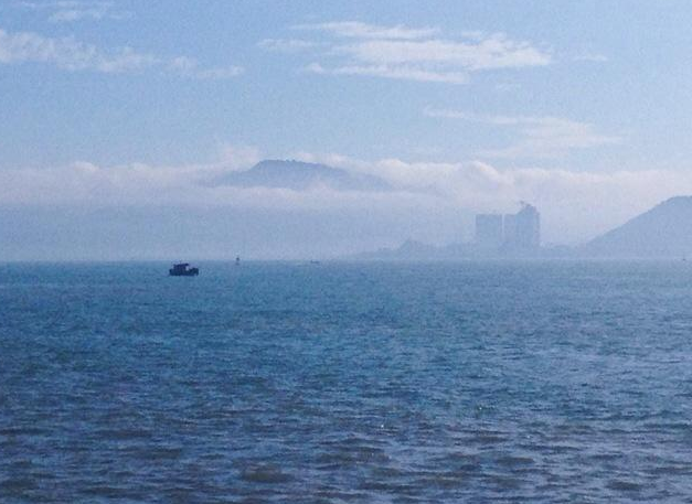 鼓浪嶼現(xiàn)海市蜃樓奇觀