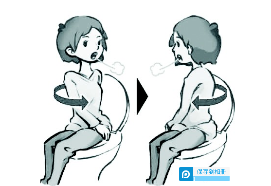 便秘馬桶操