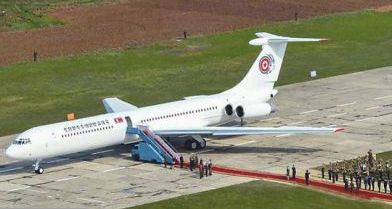 金正恩專機曝光