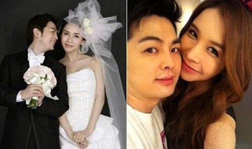 變性藝人夫妻合影