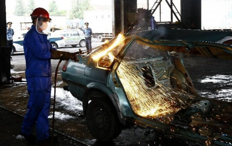 上海銷毀克隆出租車