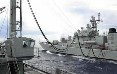 中國海軍艦艇首次進行環球航行