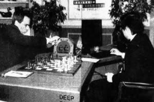 國際象棋世界冠軍卡斯帕羅夫與“深藍”的較量