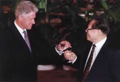 美國(guó)總統(tǒng)克林頓訪華