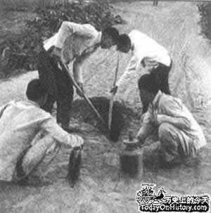 冀中人民對軍展開地道戰和地雷戰