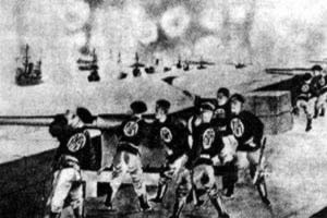 八國(guó)聯(lián)軍攻占大沽炮臺(tái)