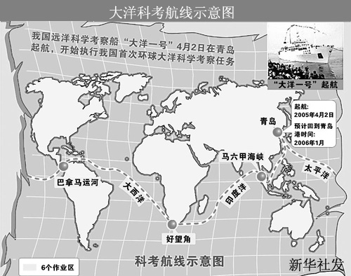 中國(guó)首次遠(yuǎn)洋科學(xué)調(diào)查