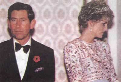 英國王儲夫婦查爾斯黛安娜離婚