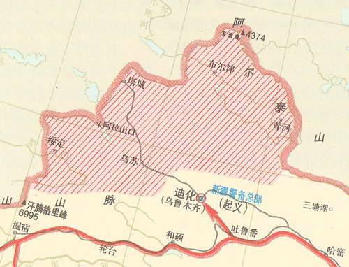 伊犁起義開始