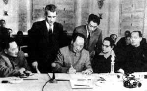 毛主席率領中國代表團訪問蘇聯(lián)