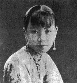 中國出現第一位電影女演員（轉自：歷史上的今天。中國）