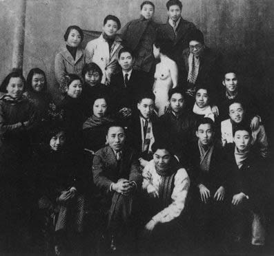 軍閥禁止劉海粟用裸體模特兒教學