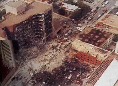 美國俄克拉荷馬市聯邦大樓爆炸 造成168人死亡