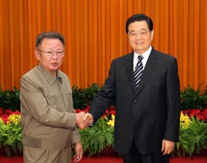 朝鮮勞動(dòng)黨總書(shū)記金正日對(duì)我國(guó)進(jìn)行非正式訪問(wèn)