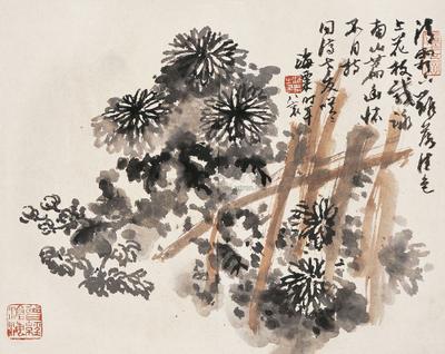 中國花鳥畫大師，現代浙派首領人吳茀之出生