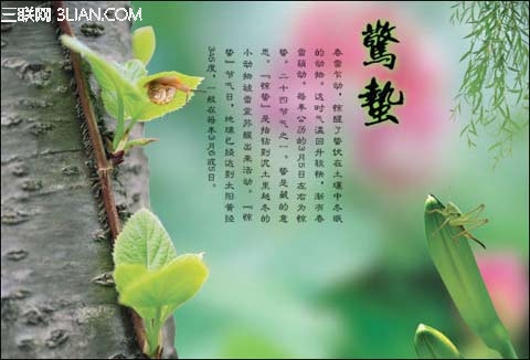 驚蟄節氣農事諺語 三聯