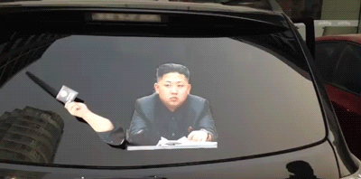 堵車的時候怎么調戲你后面的車