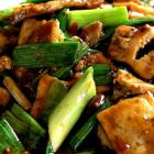 青蒜燒豆腐