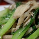 蘑菇炒菜心