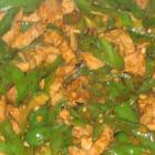 熗青椒肉絲