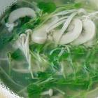 豆苗蘑菇湯