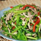 芹菜炒牛肉絲