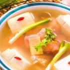 豬蹄蔥白燉豆腐