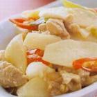 山藥炒肉片