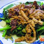 菜遠炒雞雜