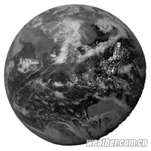 FY-2E可見(jiàn)光圓盤(pán)圖 FY-2E可見(jiàn)光圓盤(pán)圖