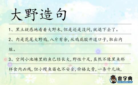 大野造句