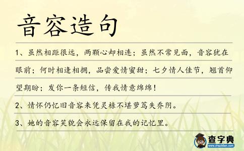 音容造句