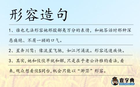 形容造句
