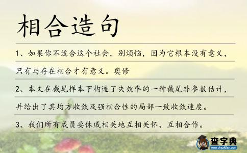 相合造句