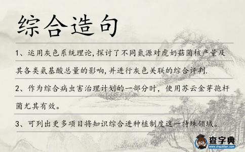 綜合造句