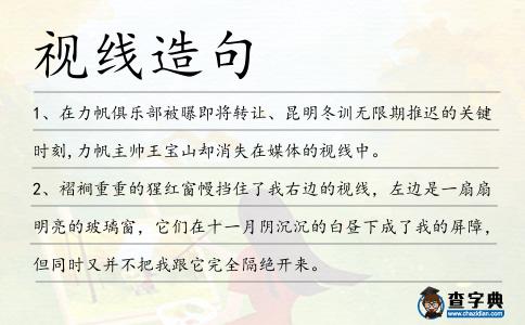 視線造句