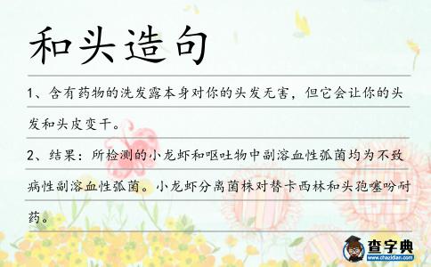 和頭造句