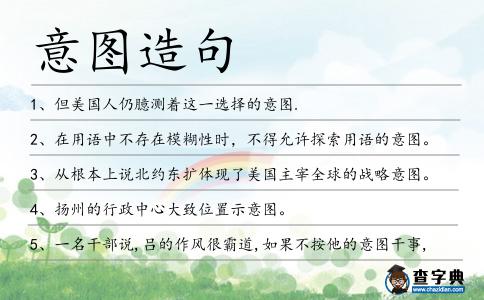 意圖造句
