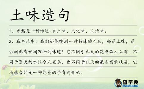 土味造句