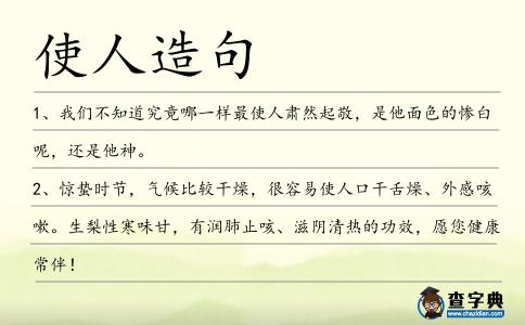 使人造句