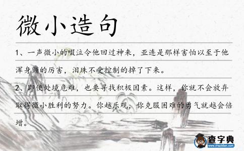微小造句