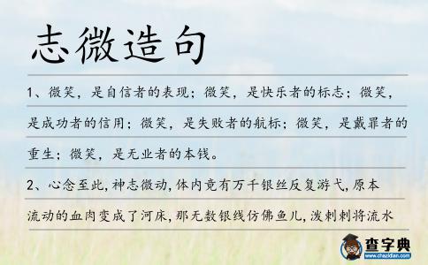 志微造句