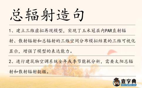 總輻射造句