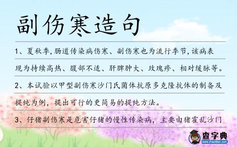 副傷寒造句
