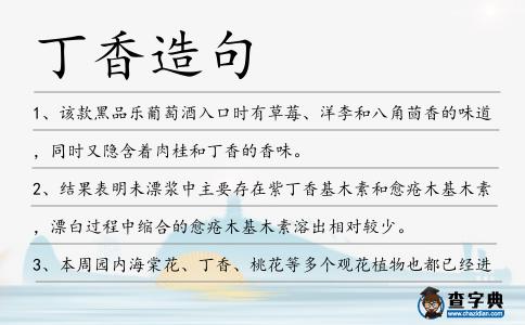 丁香造句